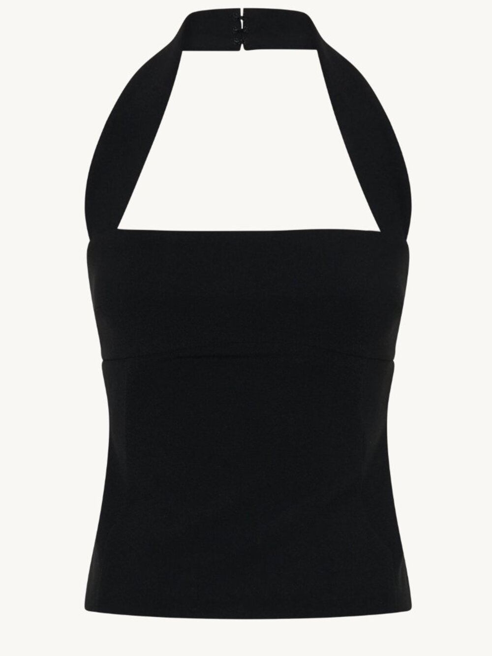 Meski Amelita Suiting Halter Top - Black XS